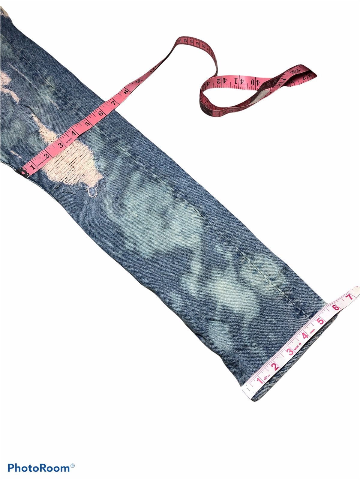 Asos × Bleach × Japanese Brand ASOS Bleach Distressed Denim Size US 28 / EU 44 - 9 Thumbnail