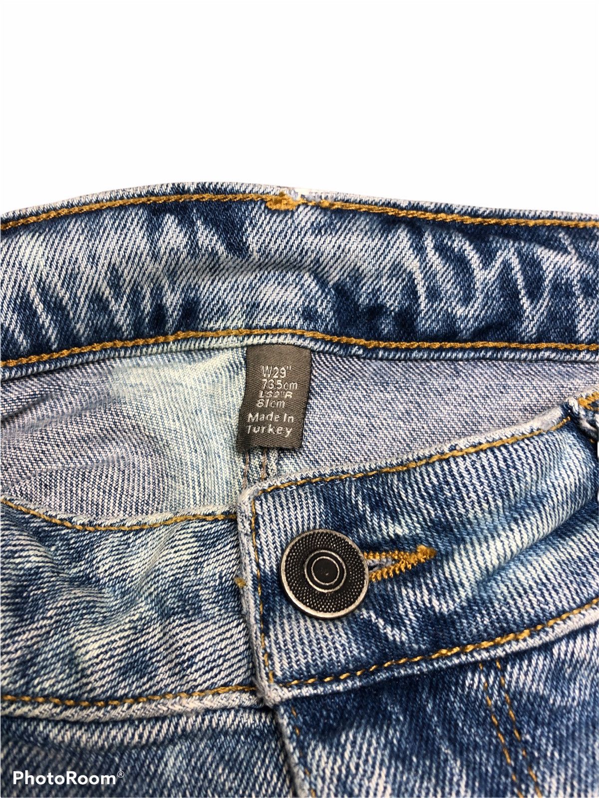 Asos × Bleach × Japanese Brand ASOS Bleach Distressed Denim Size US 28 / EU 44 - 5 Thumbnail