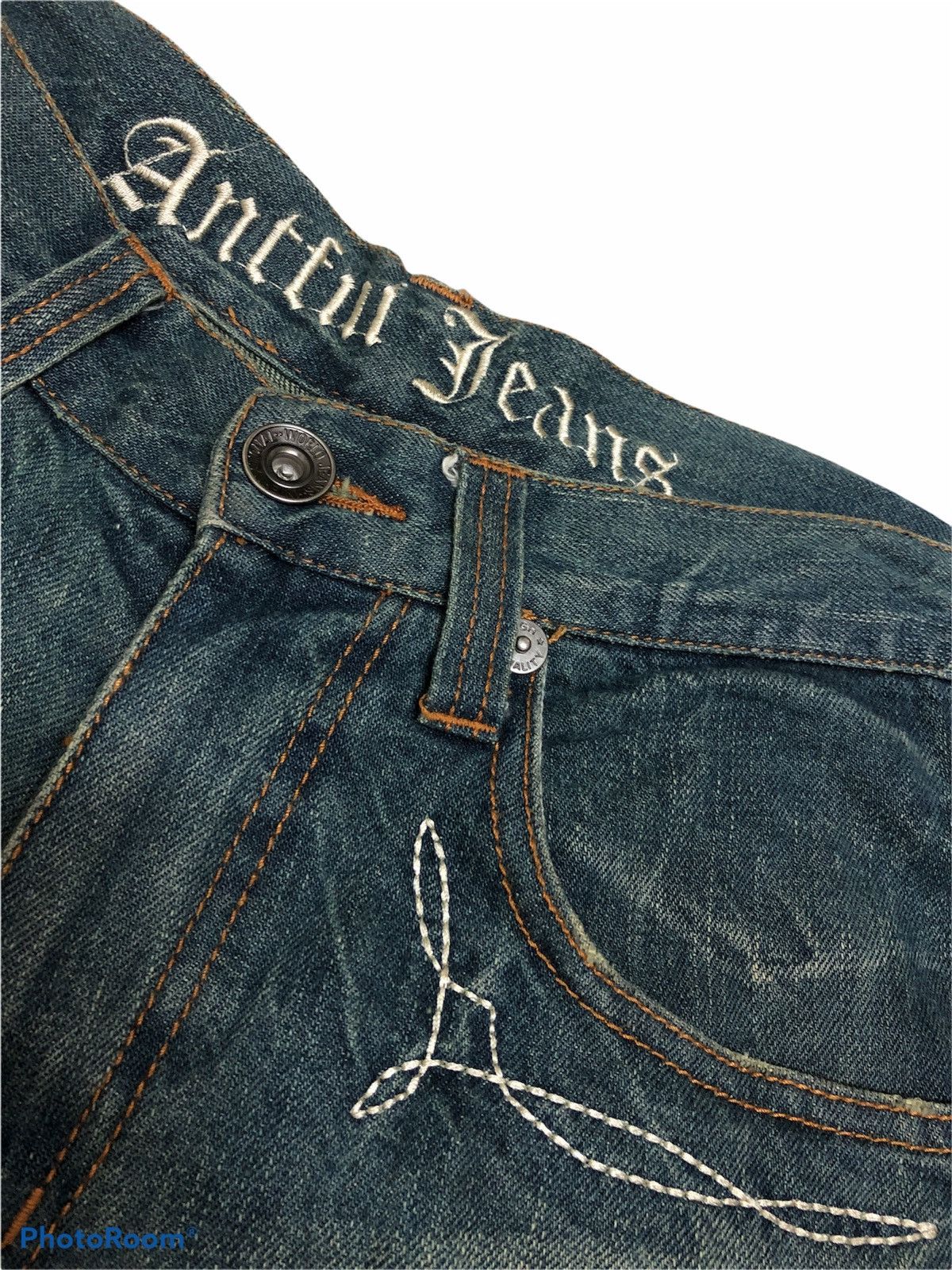 Japanese Brand FLARED⚡️⚡️TWIST DENIM BY ANTFUL JEANS Size US 31 - 4 Thumbnail