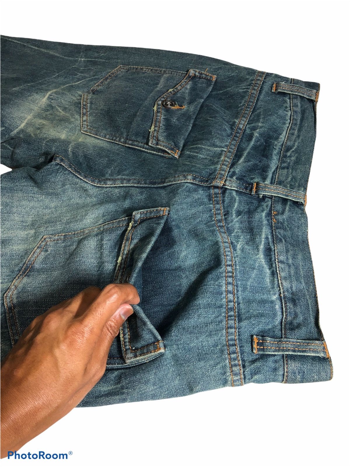 Japanese Brand FLARED⚡️⚡️TWIST DENIM BY ANTFUL JEANS Size US 31 - 5 Thumbnail
