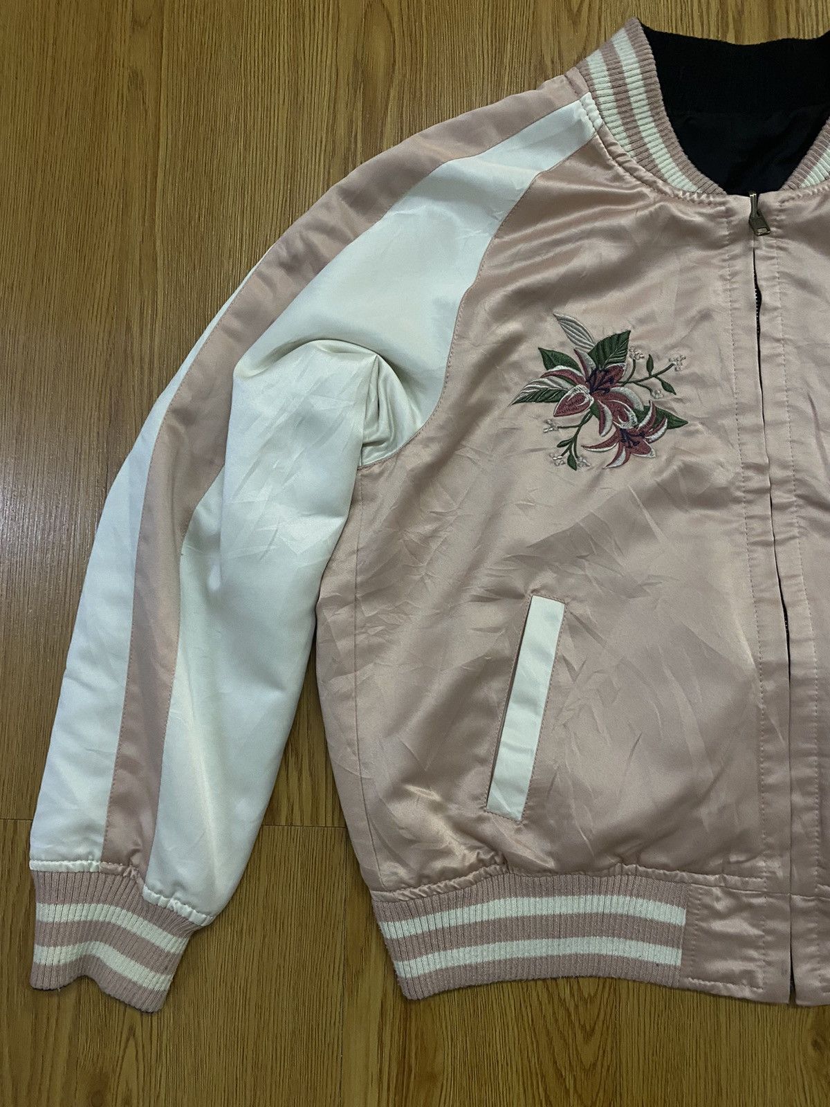 Japanese Brand × Vintage Vintage Ingni Reverseble Bomber Jacket Size US S / EU 44-46 / 1 - 5 Thumbnail