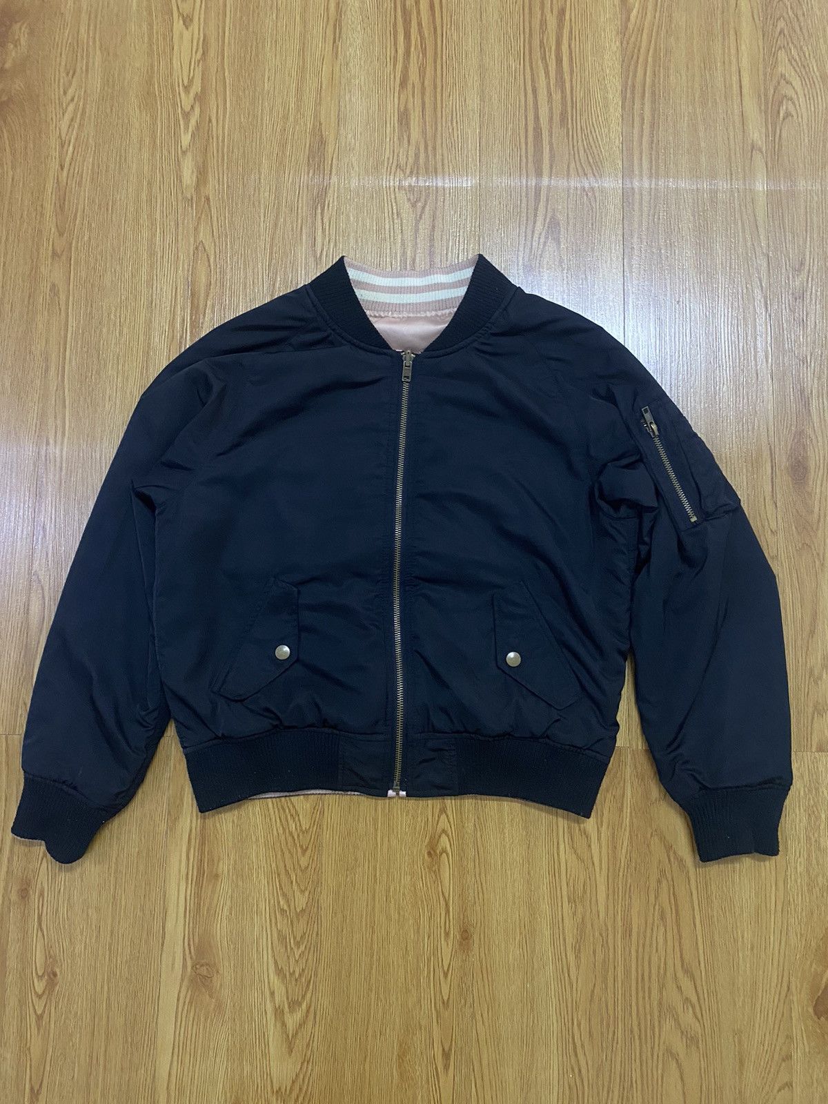 Japanese Brand × Vintage Vintage Ingni Reverseble Bomber Jacket Size US S / EU 44-46 / 1 - 2 Thumbnail