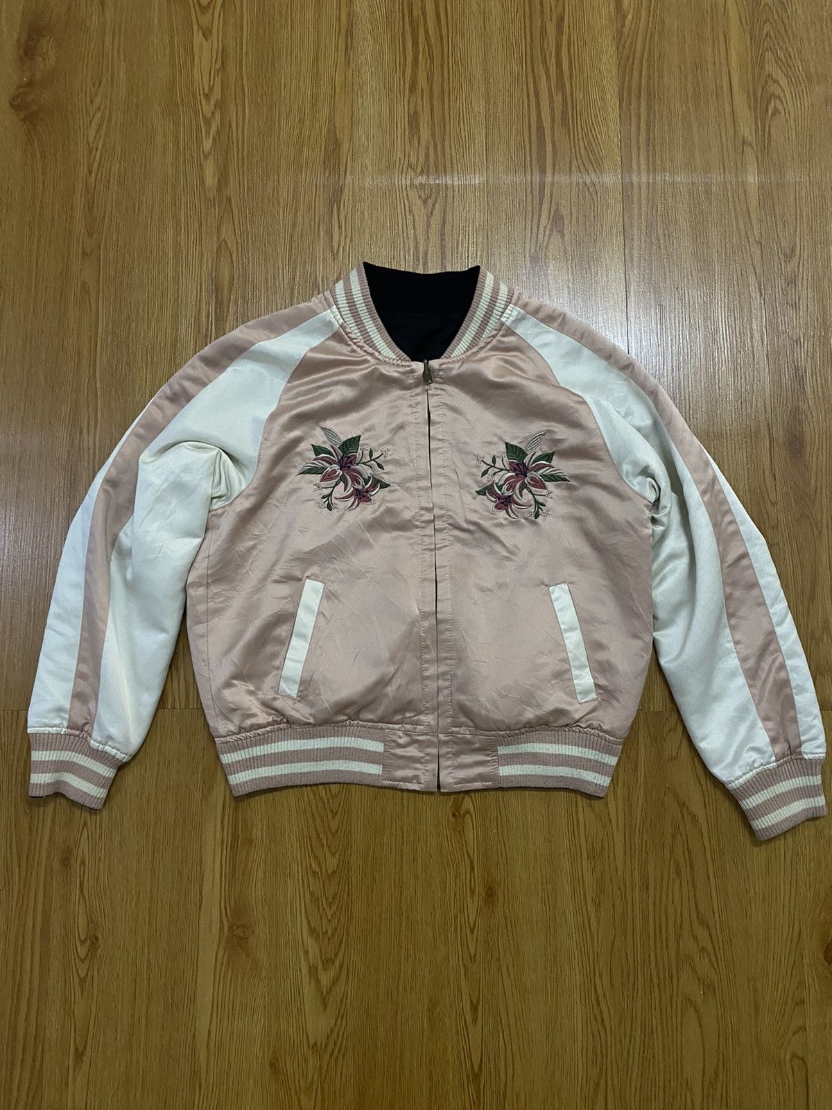 Japanese Brand × Vintage Vintage Ingni Reverseble Bomber Jacket Size US S / EU 44-46 / 1 - 1 Thumbnail