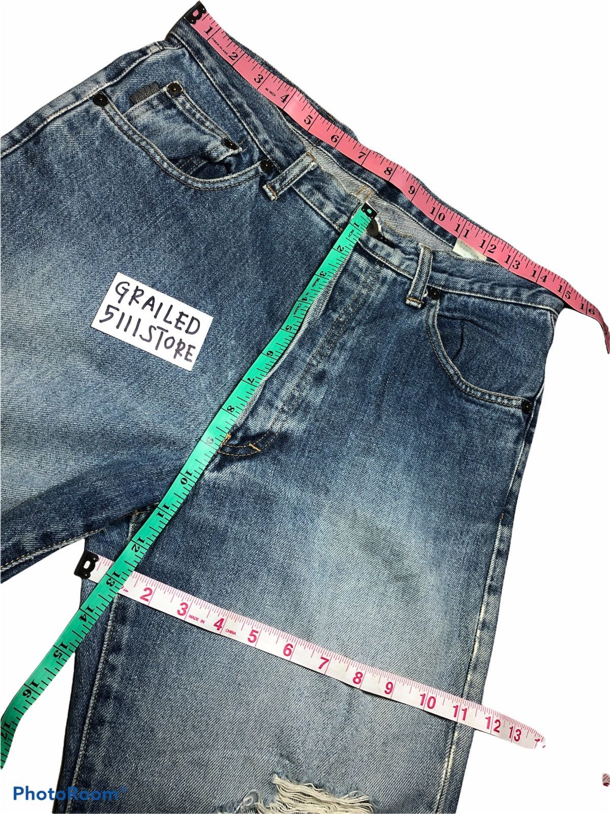 Paul Smith × Vintage VINTAGE Paul Smith Distressed Denim Size US 30 / EU 46 - 9 Thumbnail
