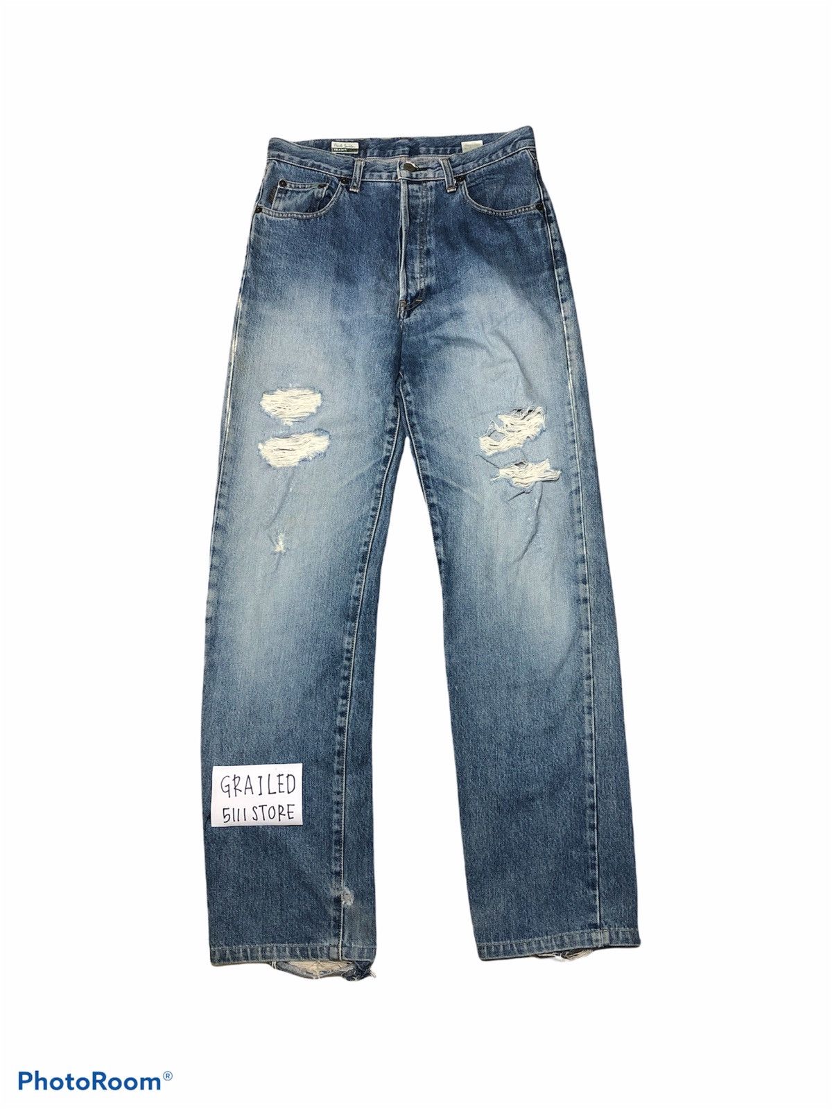 Paul Smith × Vintage VINTAGE Paul Smith Distressed Denim Size US 30 / EU 46 - 1 Thumbnail