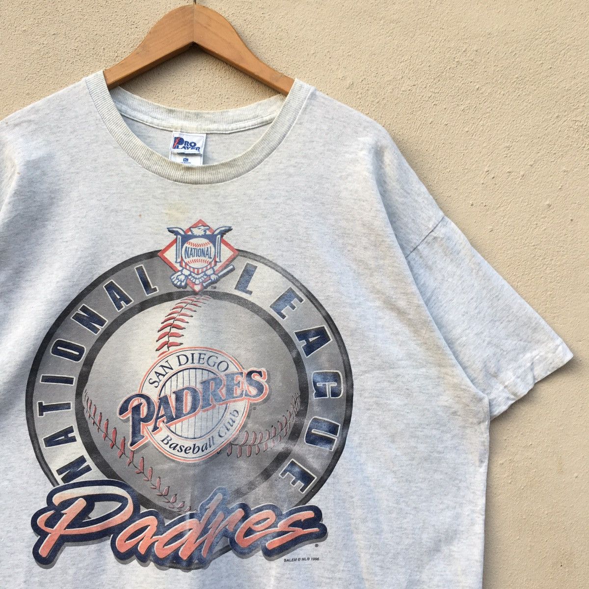 MLB × Vintage Vintage MLB NATIONAL LEAGUE PADRES BASEBALL CLUB T-shirt Size US XL / EU 56 / 4 - 4 Thumbnail