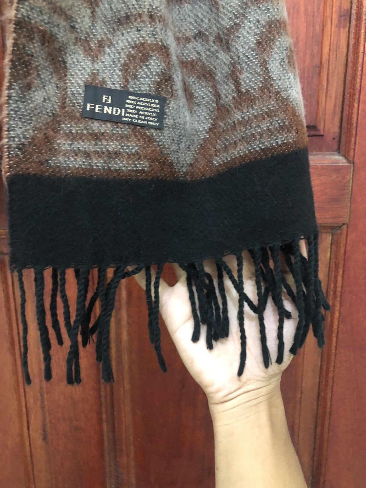 Fendi Fendi Wool Scarf Made In Italy Size ONE SIZE - 3 Thumbnail
