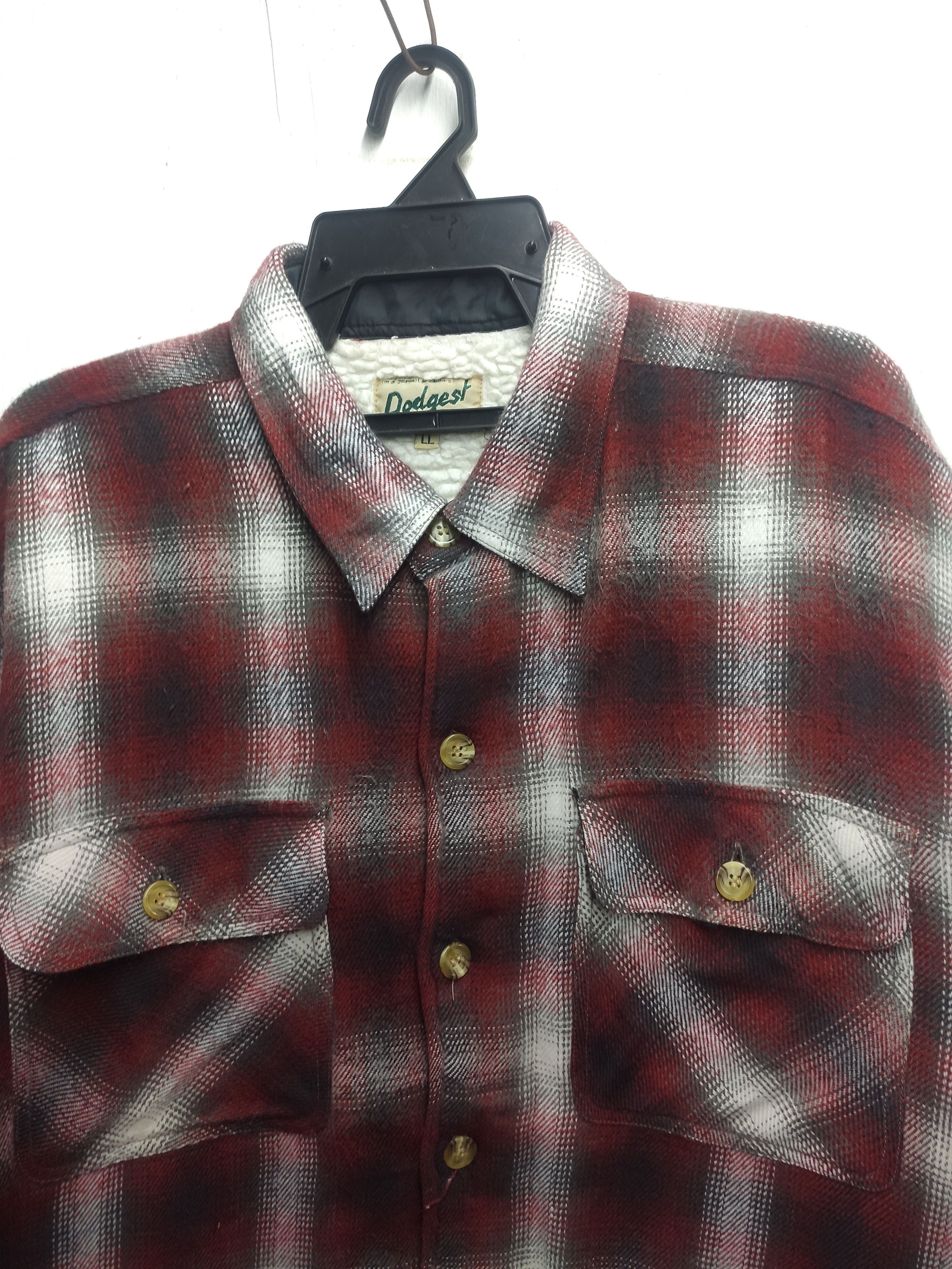 American Apparel Vintage Dodgest Flannel jacket Size US L / EU 52-54 / 3 - 2 Thumbnail