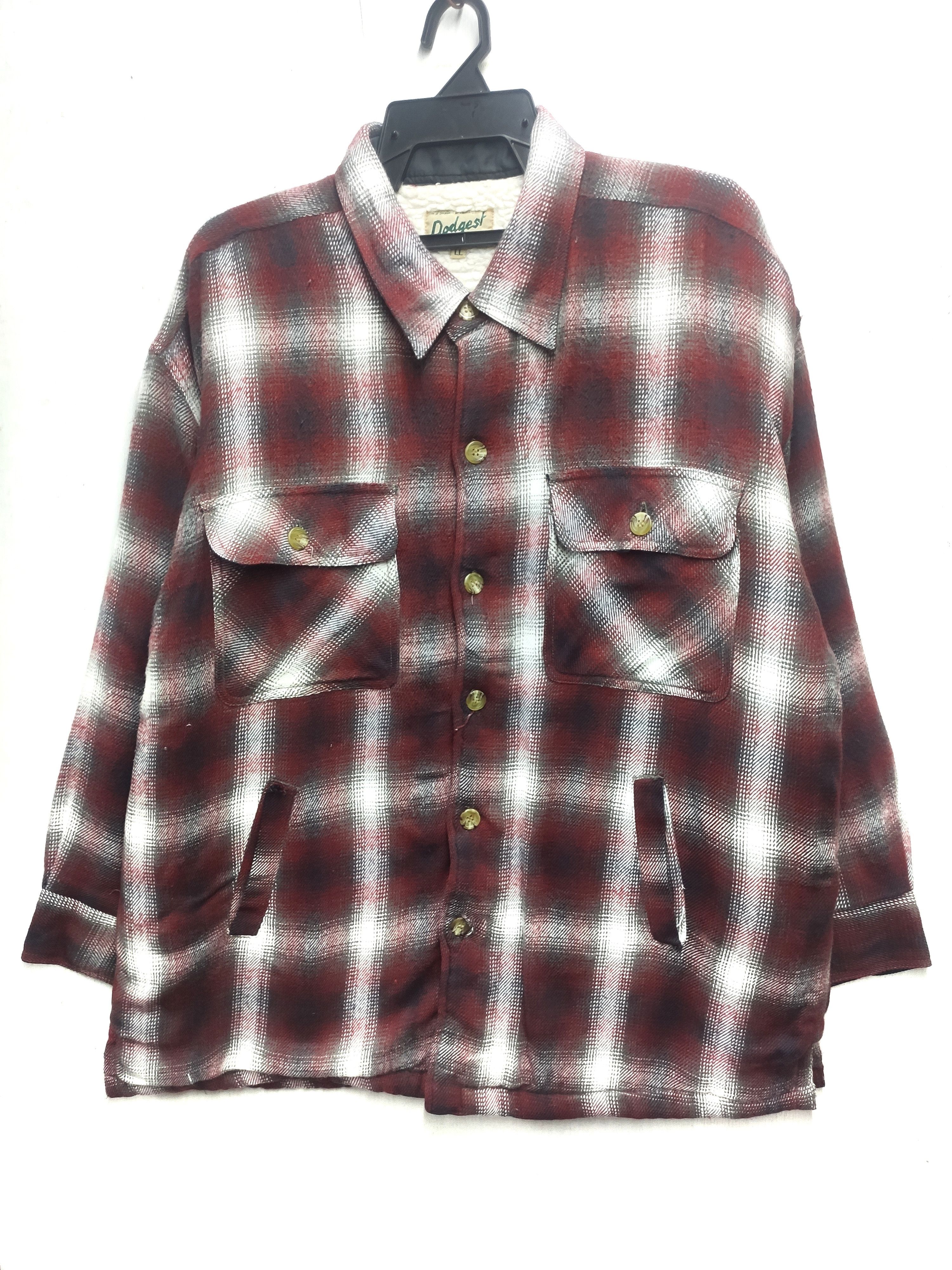 American Apparel Vintage Dodgest Flannel jacket Size US L / EU 52-54 / 3 - 1 Thumbnail
