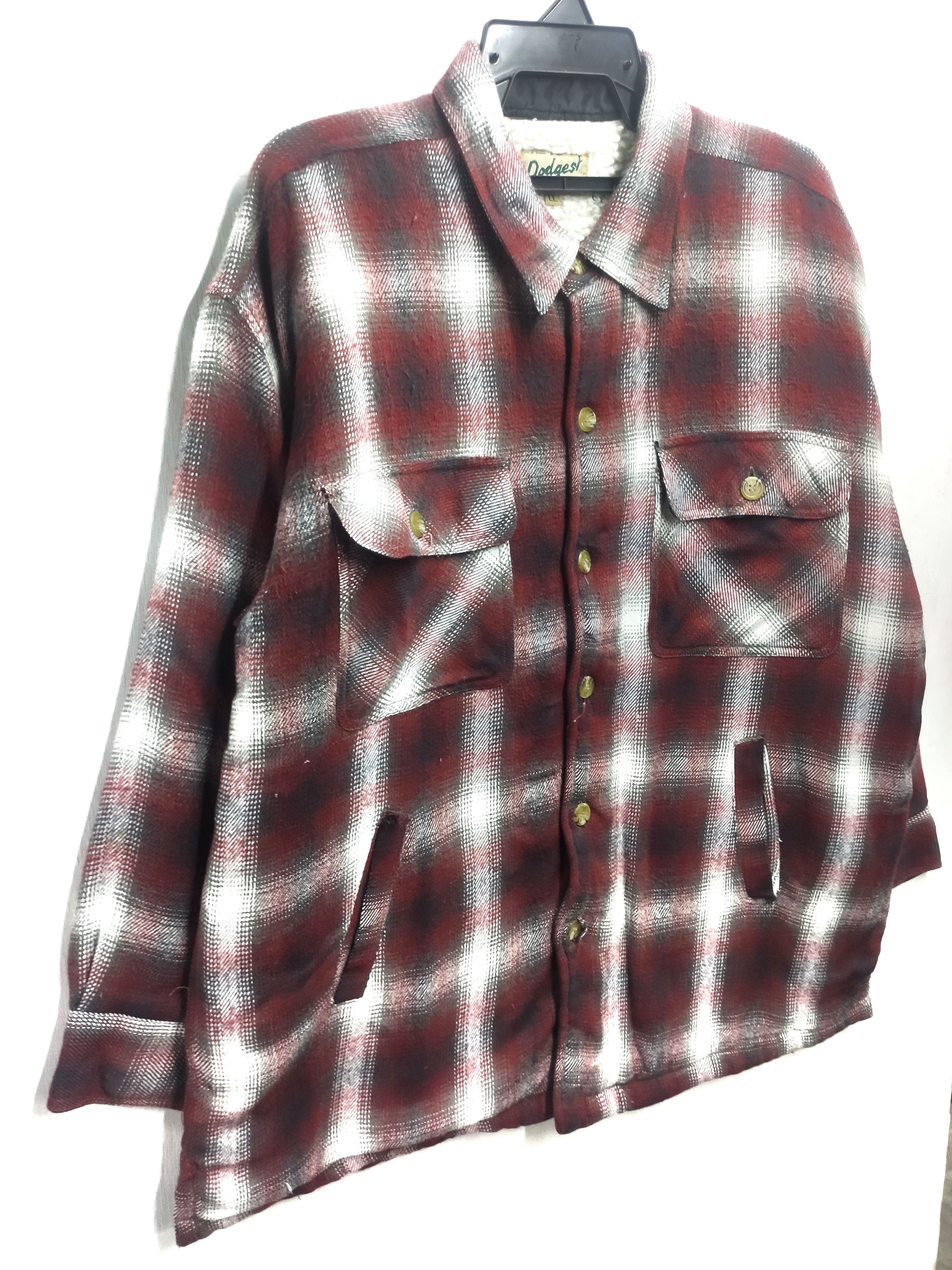 American Apparel Vintage Dodgest Flannel jacket Size US L / EU 52-54 / 3 - 4 Thumbnail