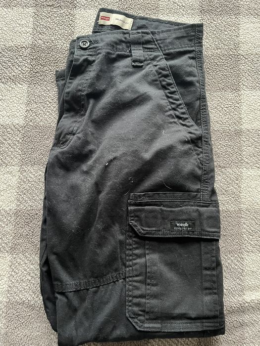 Vintage wrangler 33x30 vintage wash cargo pants | Grailed