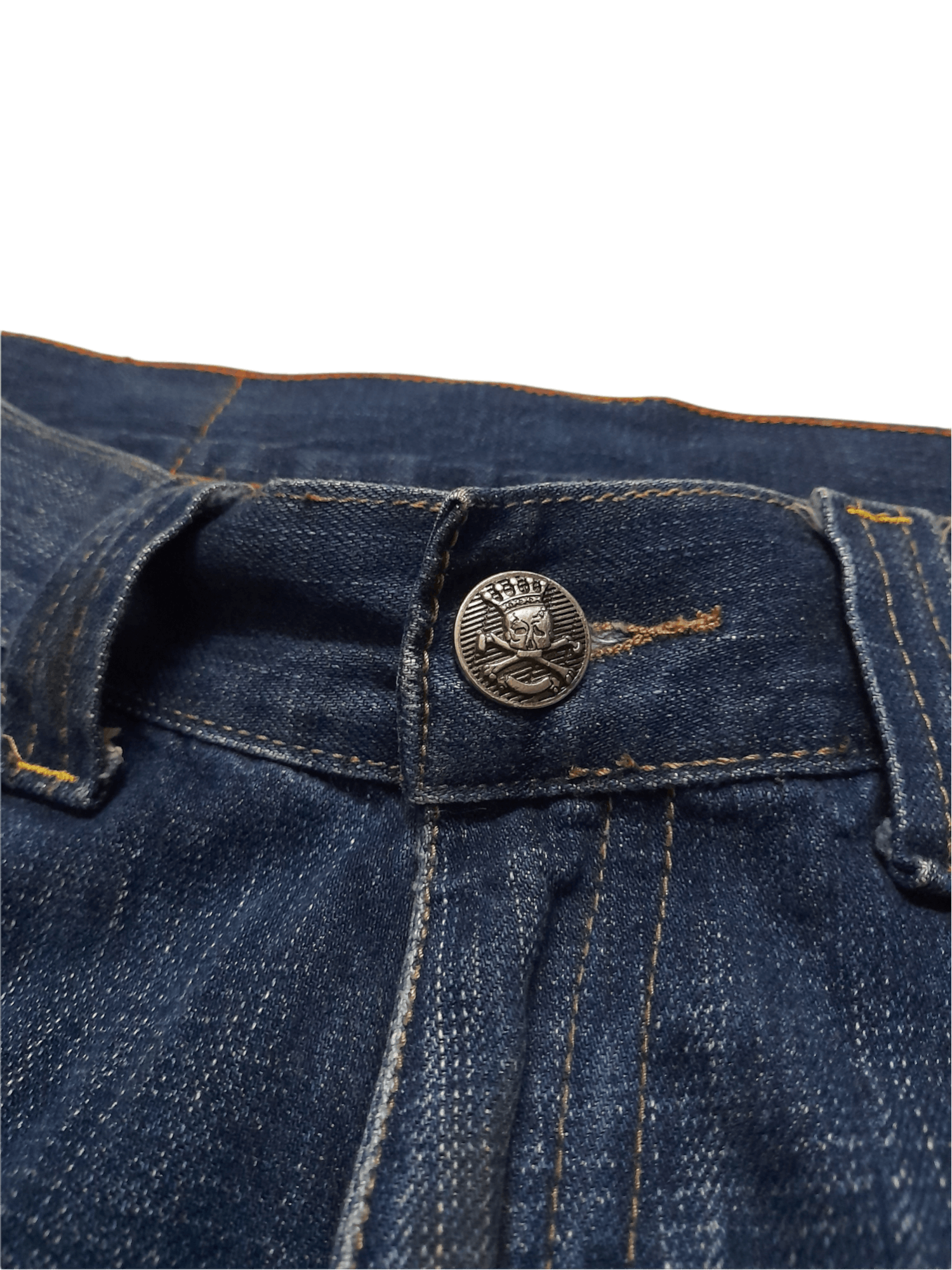 Japanese Brand BS JAPAN AKUMA DEMON OSHIROIBABA DENIM DISRESSED (D602) Size US 32 / EU 48 - 5 Thumbnail