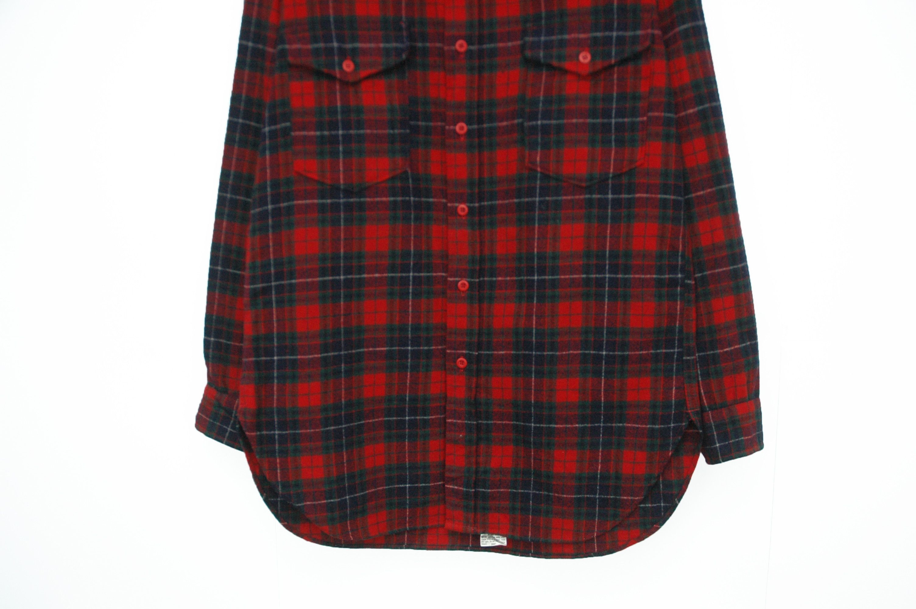 Pendleton Vintage 1960s PENDLETON Made in USA Checkered Wool Shirt Size US M / EU 48-50 / 2 - 3 Thumbnail