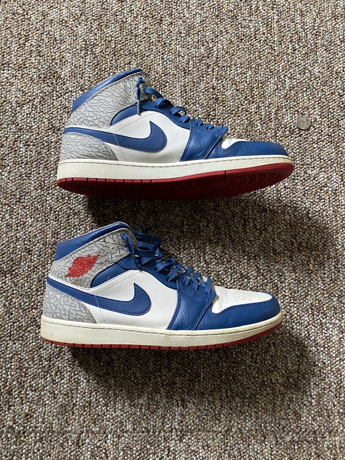 Air Jordan Mid True Blue 2013