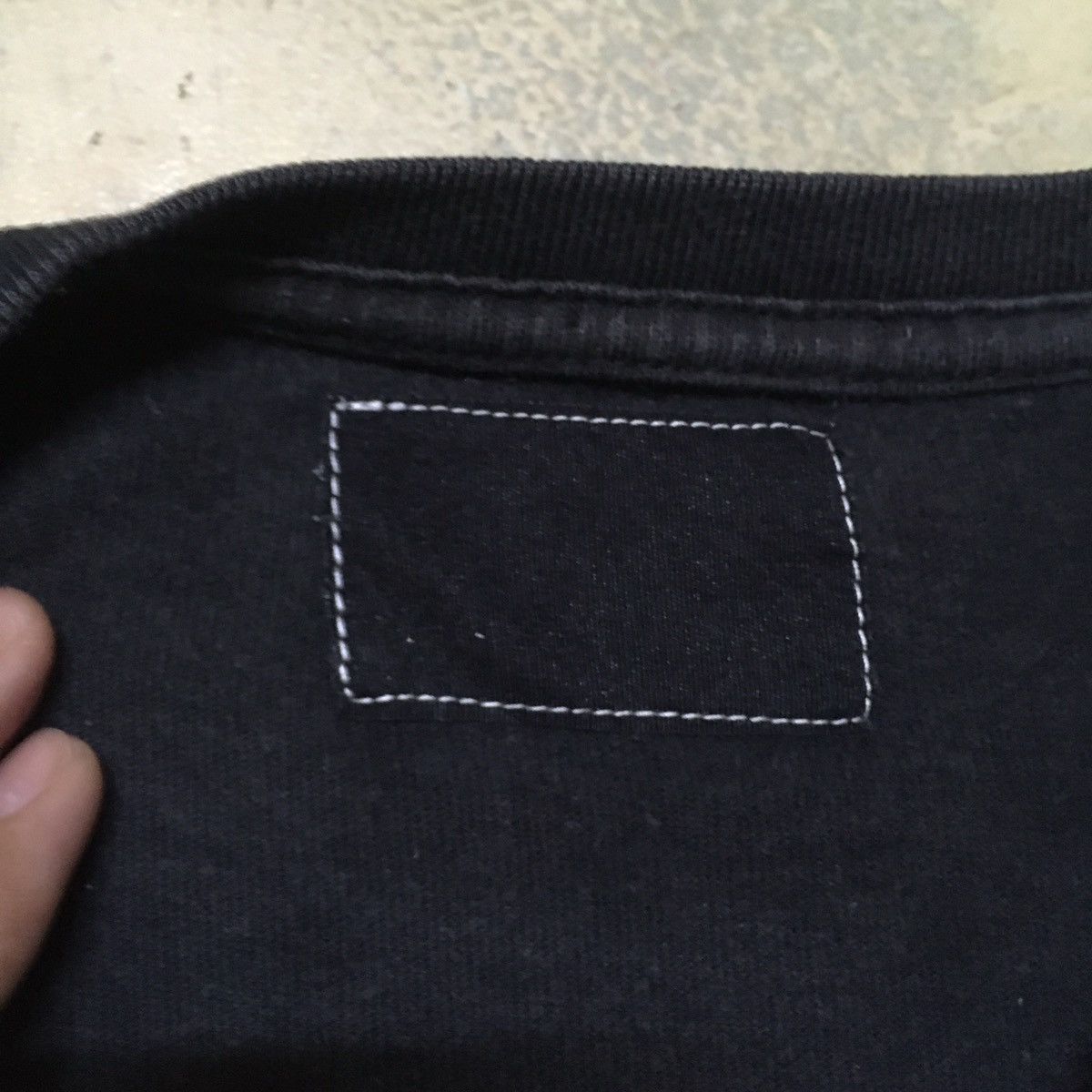 Number (N)ine Number (N)ine Logo Border Cut And Sew TShirt Size US L / EU 52-54 / 3 - 3 Thumbnail