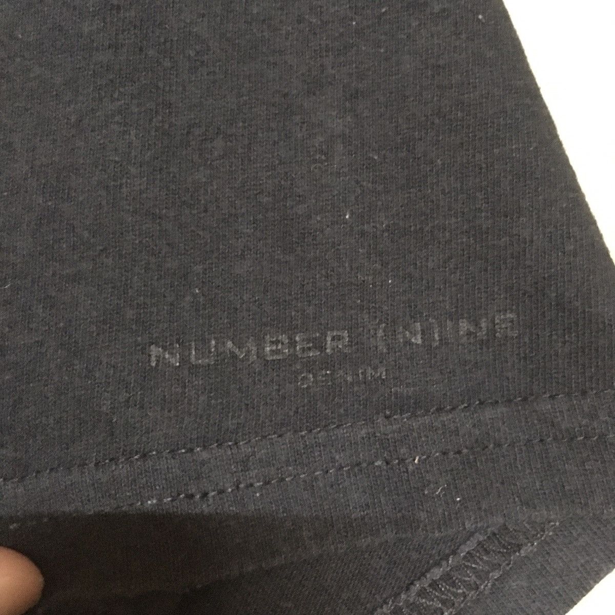 Number (N)ine Number (N)ine Logo Border Cut And Sew TShirt Size US L / EU 52-54 / 3 - 4 Thumbnail