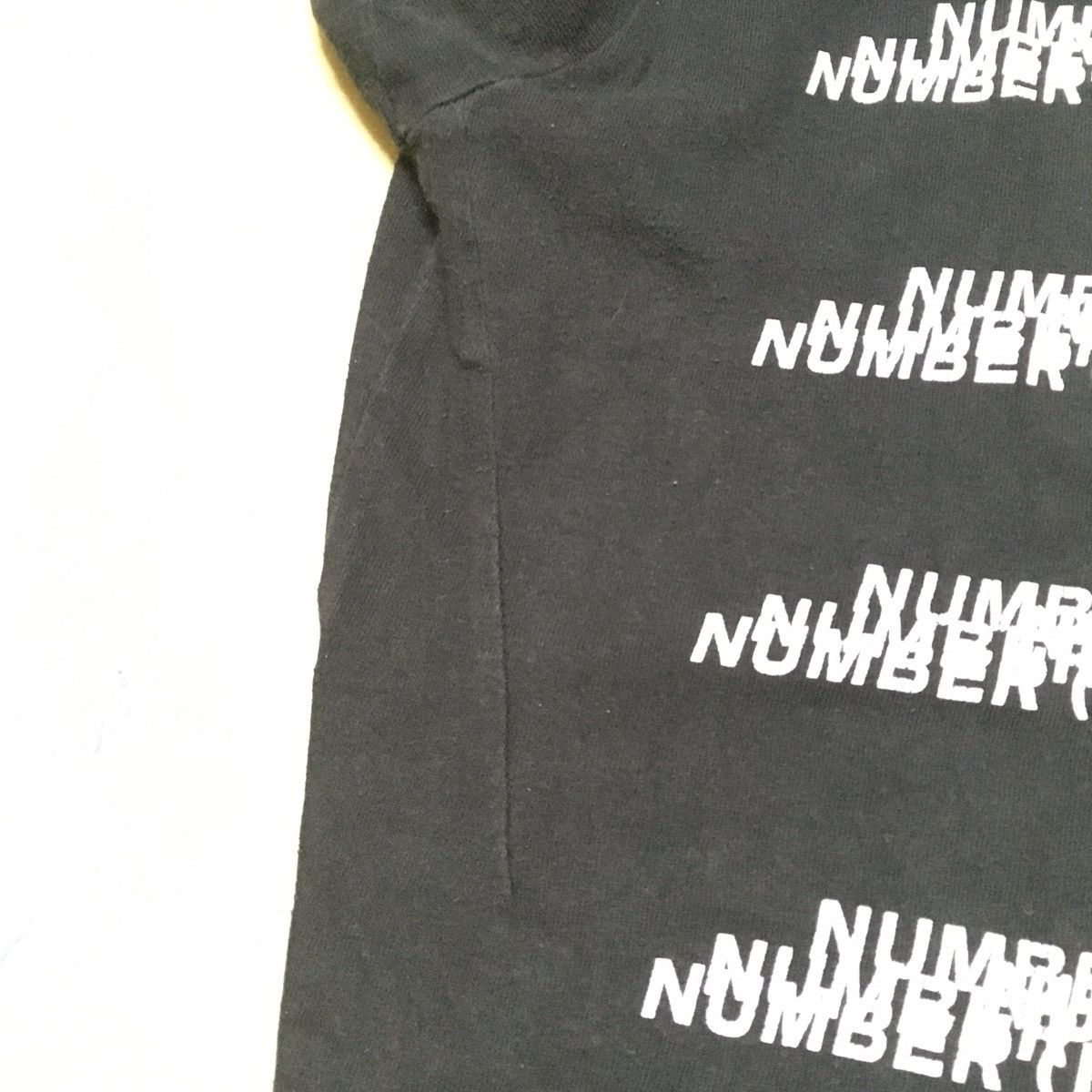 Number (N)ine Number (N)ine Logo Border Cut And Sew TShirt Size US L / EU 52-54 / 3 - 7 Thumbnail