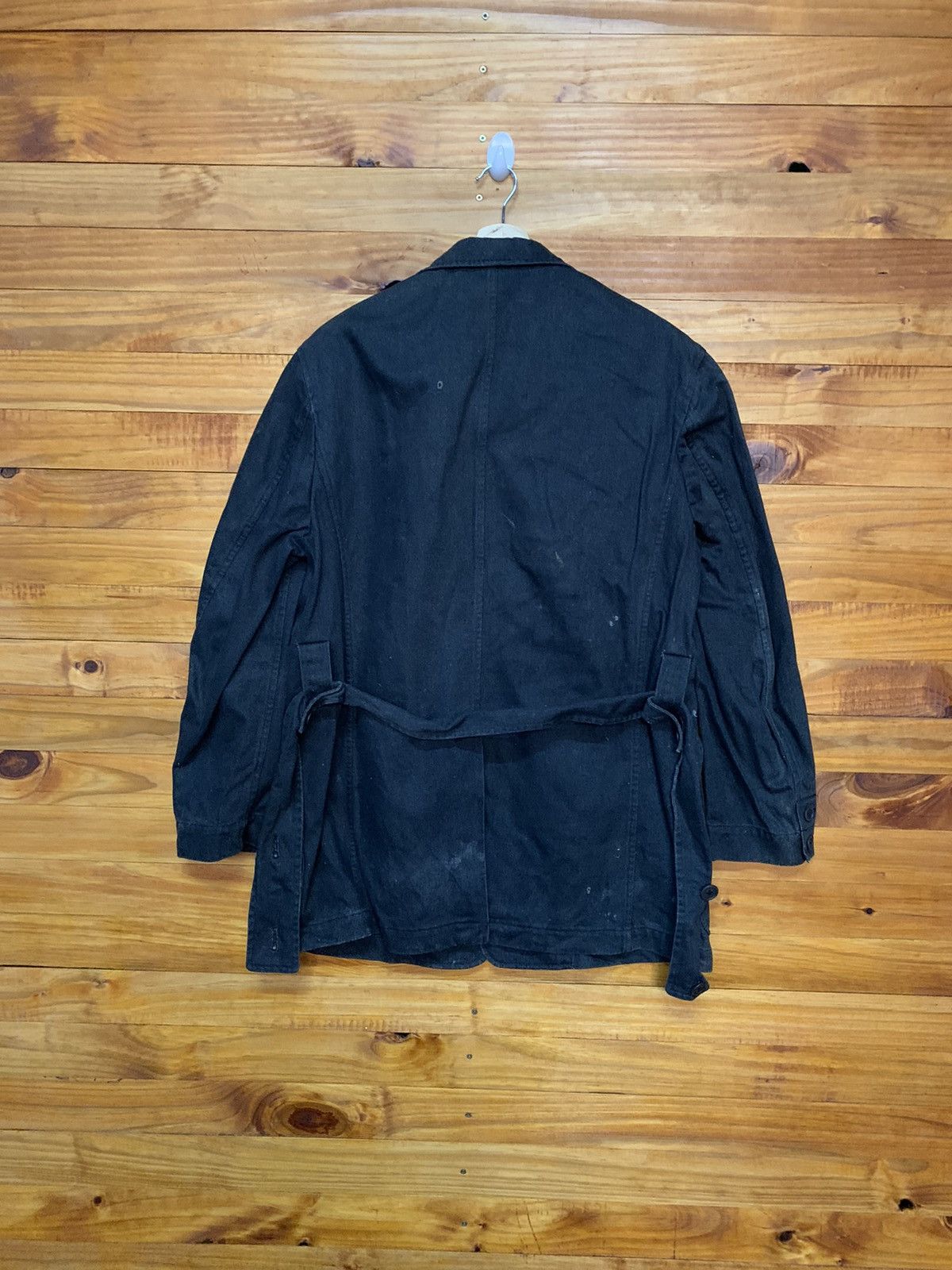 Yohji Yamamoto Vintage YS For Men Yohji Yamamoto Distress Overcoat Size US M / EU 48-50 / 2 - 4 Thumbnail