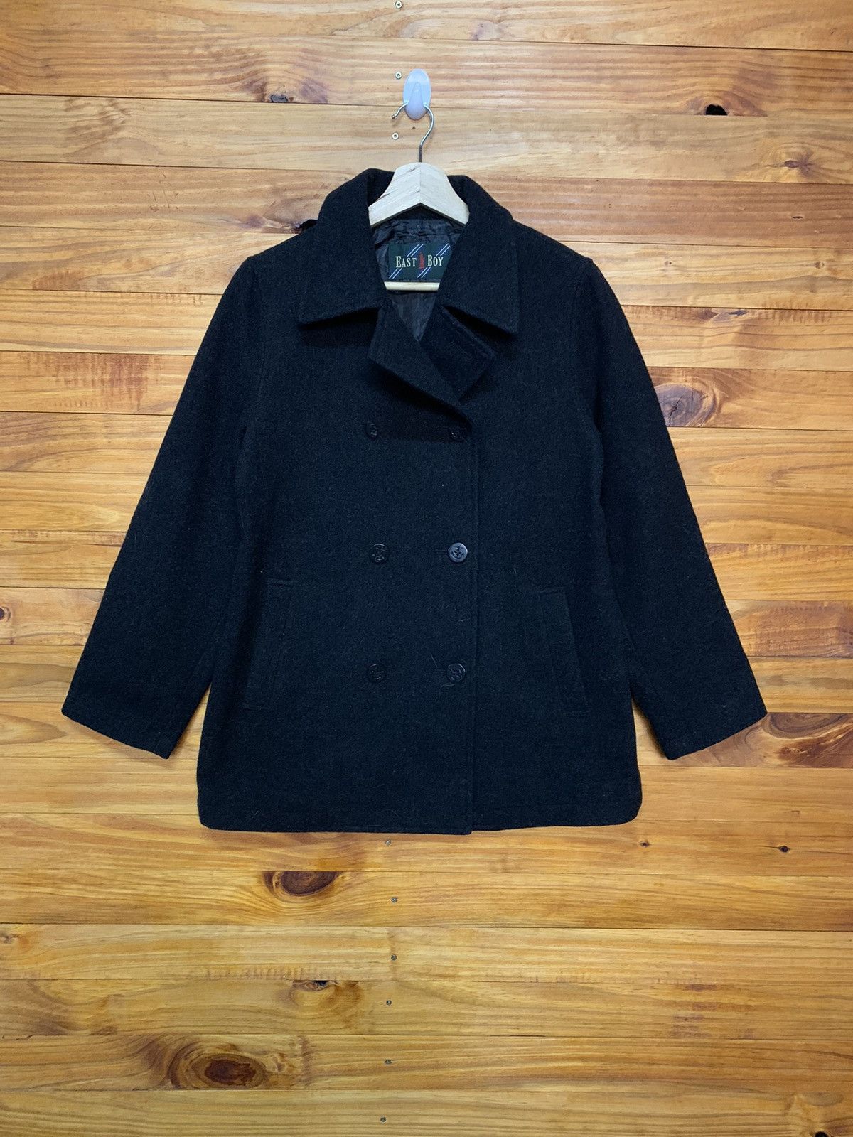 Vintage East Boy Double Breast Wool Coat