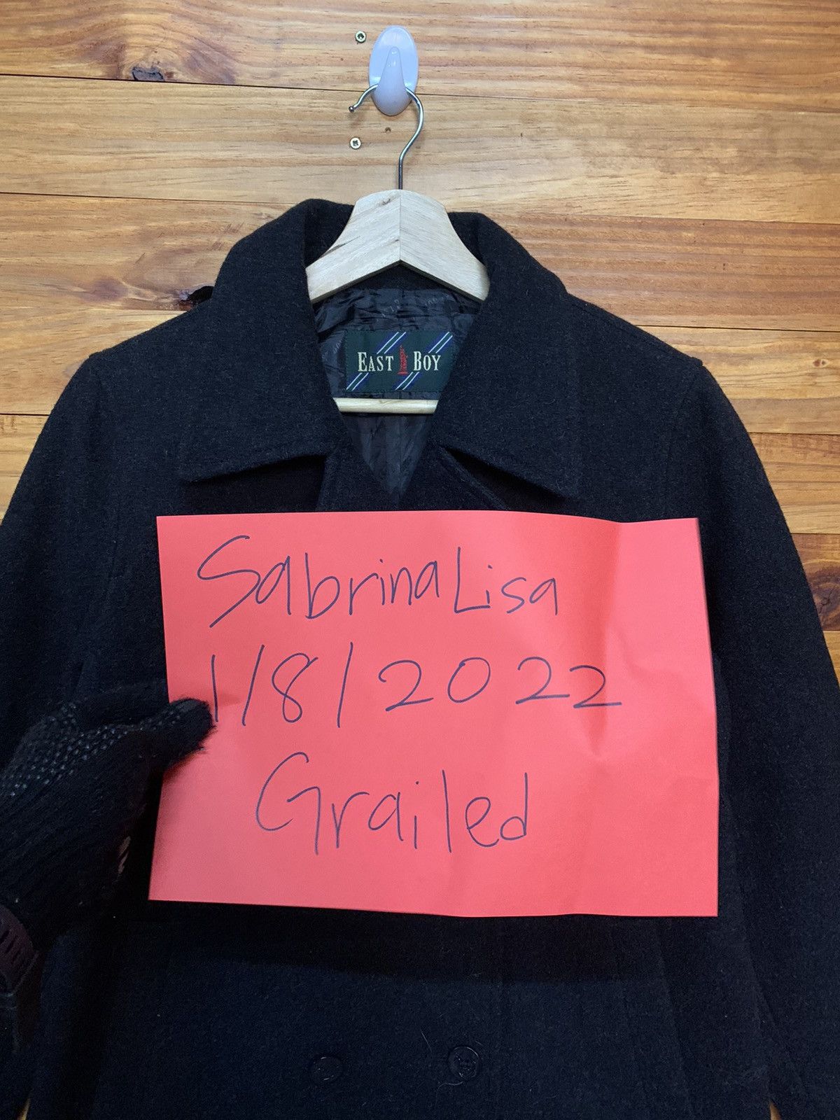 Vintage Vintage East Boy Double Breast Wool Coat Size US S / EU 44-46 / 1 - 8 Thumbnail