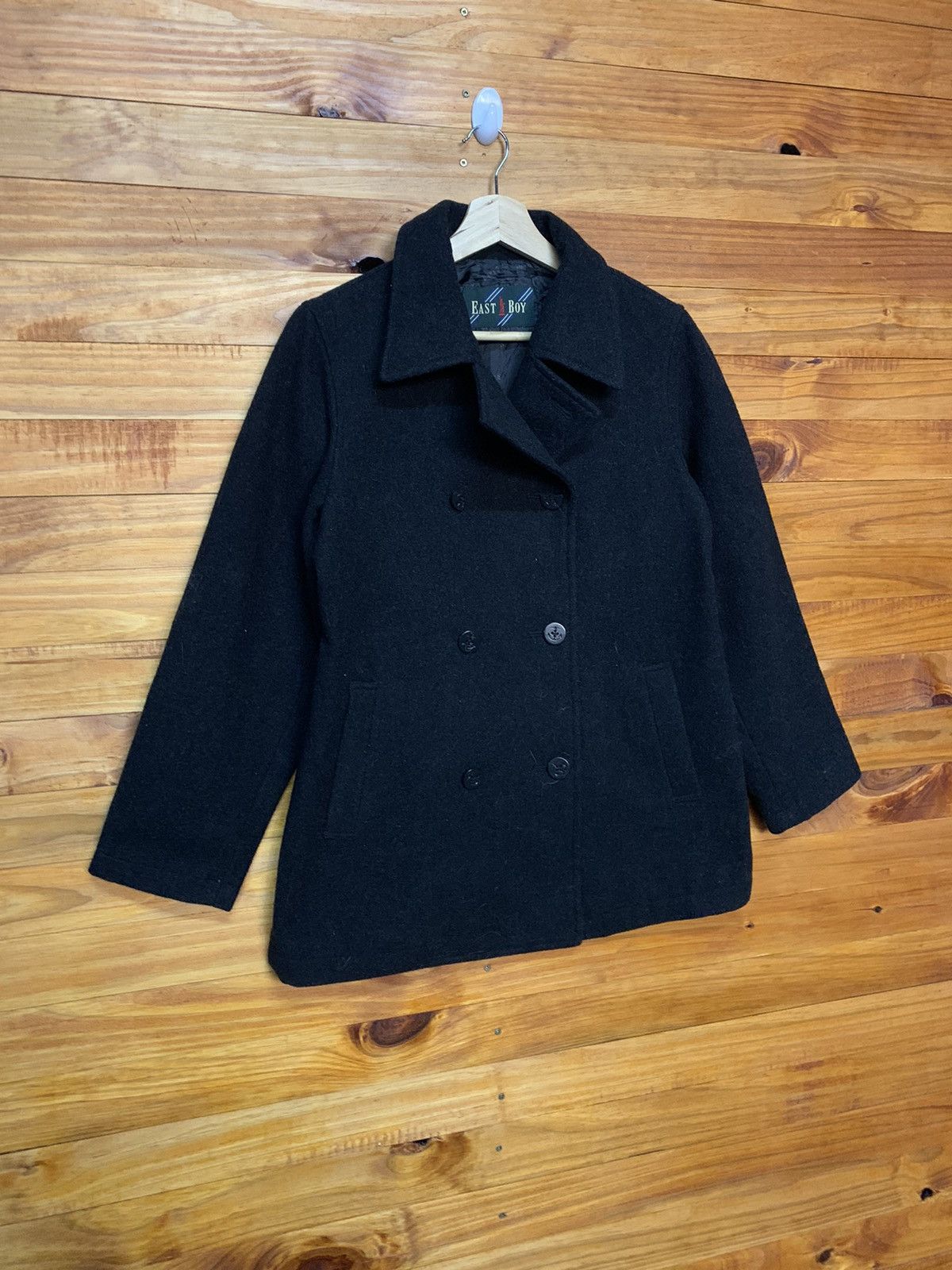 Vintage Vintage East Boy Double Breast Wool Coat Size US S / EU 44-46 / 1 - 2 Thumbnail