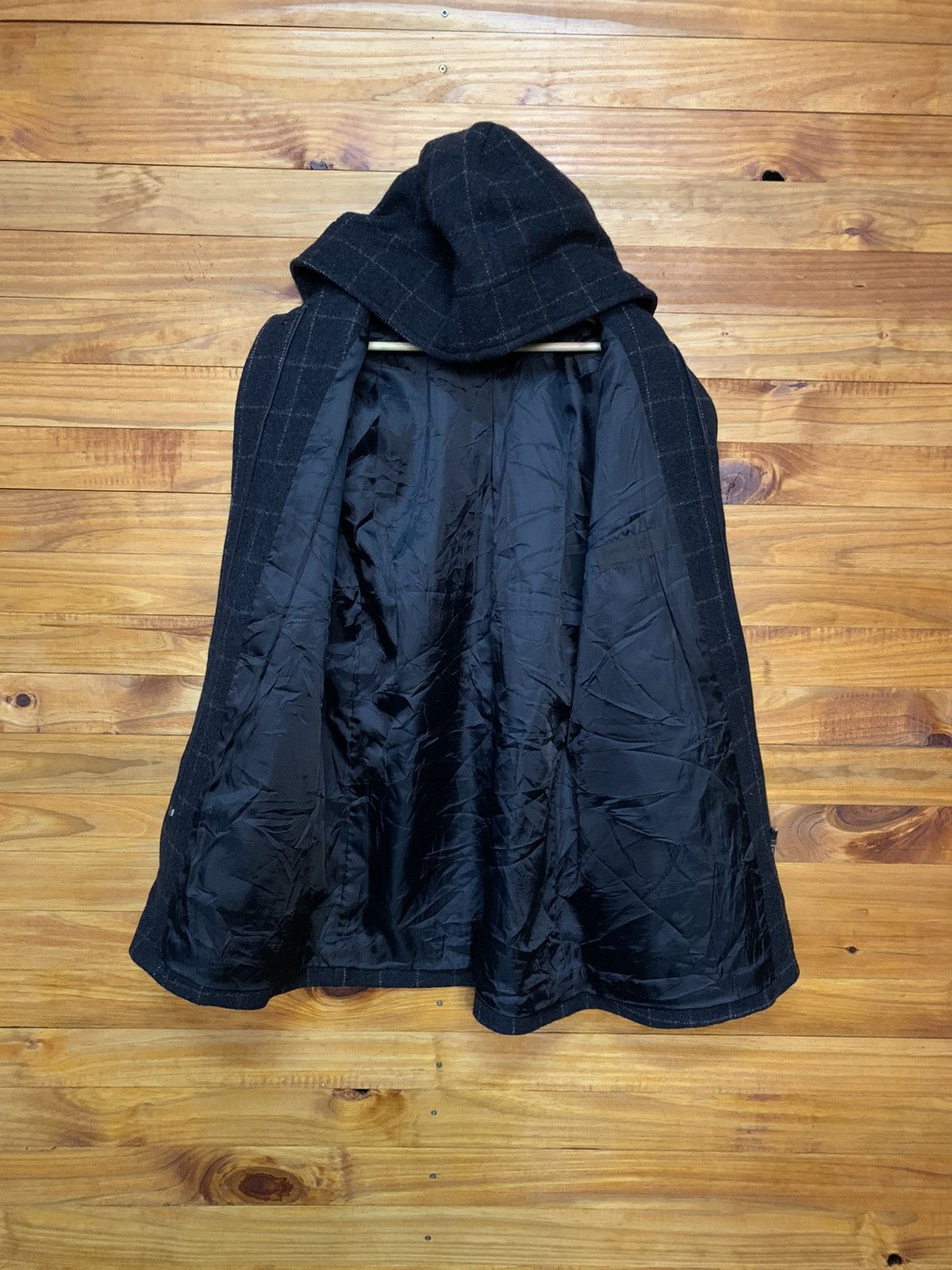 Japanese Brand Vintage Comme Ca Du Mode Checked Plaid Wool Jacket Size US M / EU 48-50 / 2 - 8 Thumbnail