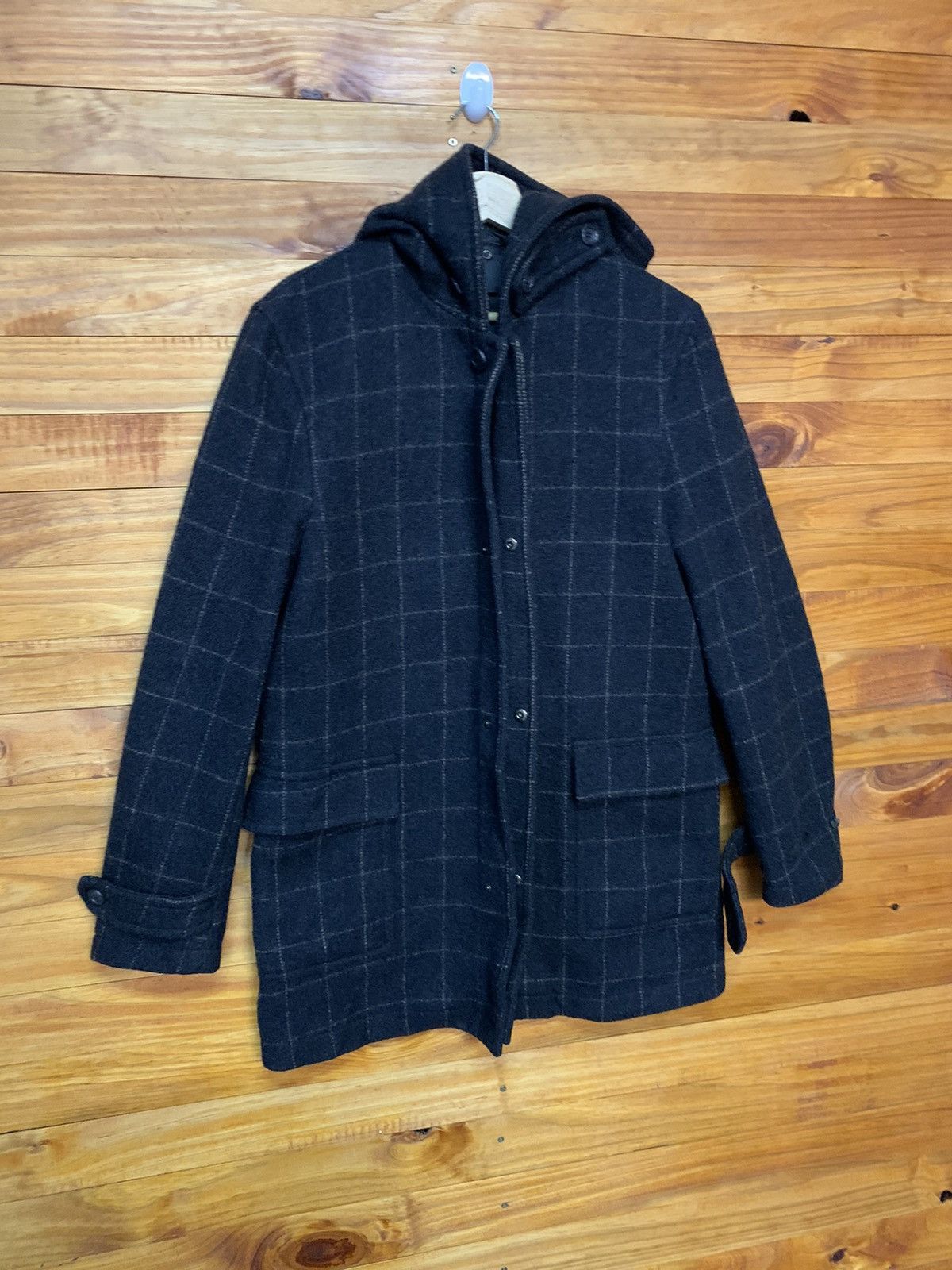 Japanese Brand Vintage Comme Ca Du Mode Checked Plaid Wool Jacket Size US M / EU 48-50 / 2 - 4 Thumbnail