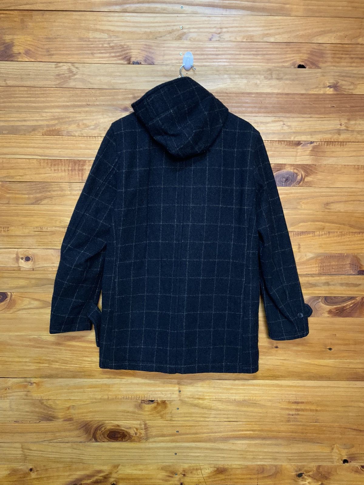 Japanese Brand Vintage Comme Ca Du Mode Checked Plaid Wool Jacket Size US M / EU 48-50 / 2 - 3 Thumbnail