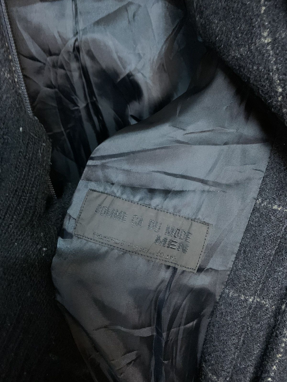 Japanese Brand Vintage Comme Ca Du Mode Checked Plaid Wool Jacket Size US M / EU 48-50 / 2 - 6 Thumbnail