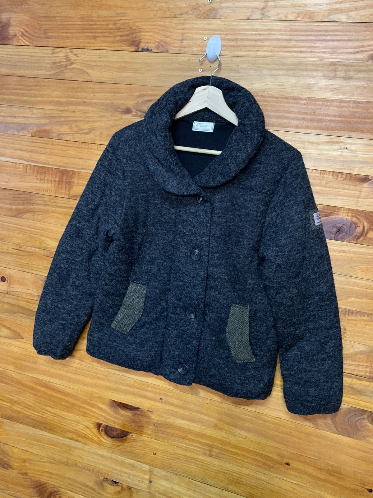 Harris Tweed × Japanese Brand Harris Tweed X Natural Palette Shawl Collar Wool Jacket Size US S / EU 44-46 / 1 - 3 Thumbnail