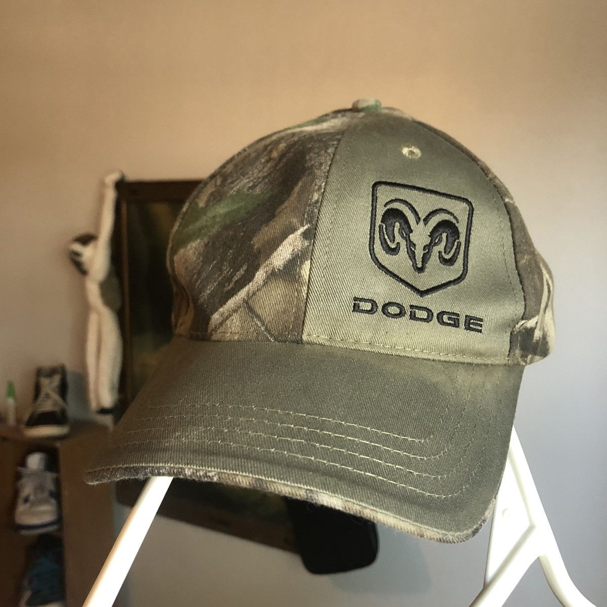 Chevrolet Vintage Dodge Ram Motorsports Woodland Camo Baseball Hat Cap Size ONE SIZE - 1 Thumbnail