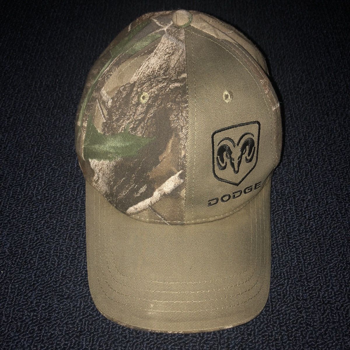 Chevrolet Vintage Dodge Ram Motorsports Woodland Camo Baseball Hat Cap Size ONE SIZE - 2 Thumbnail