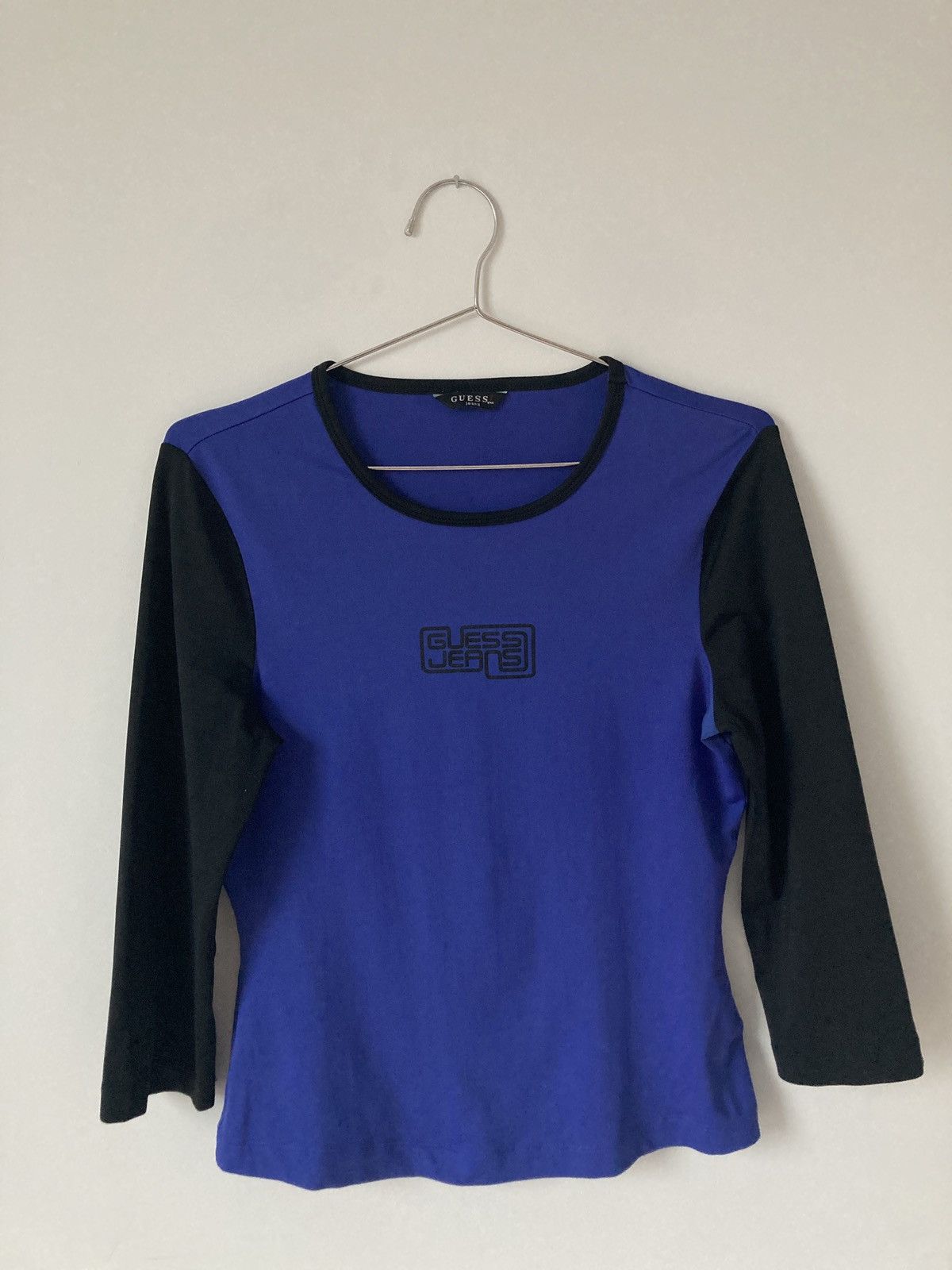 Guess Vintage Guess Jeans Stretch Quarter Length Athletic Rave Top Size US M / EU 48-50 / 2 - 1 Thumbnail
