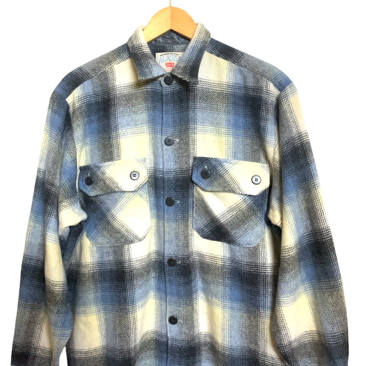 Levi's Vtg Levi’s Alaska Wool Blend Flannel Shirt Size US M / EU 48-50 / 2 - 2 Thumbnail