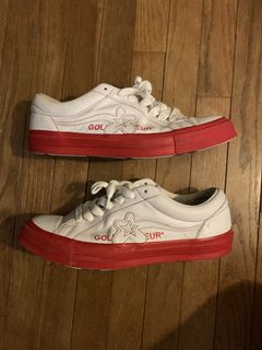 Red golf le fleur on sale shoes