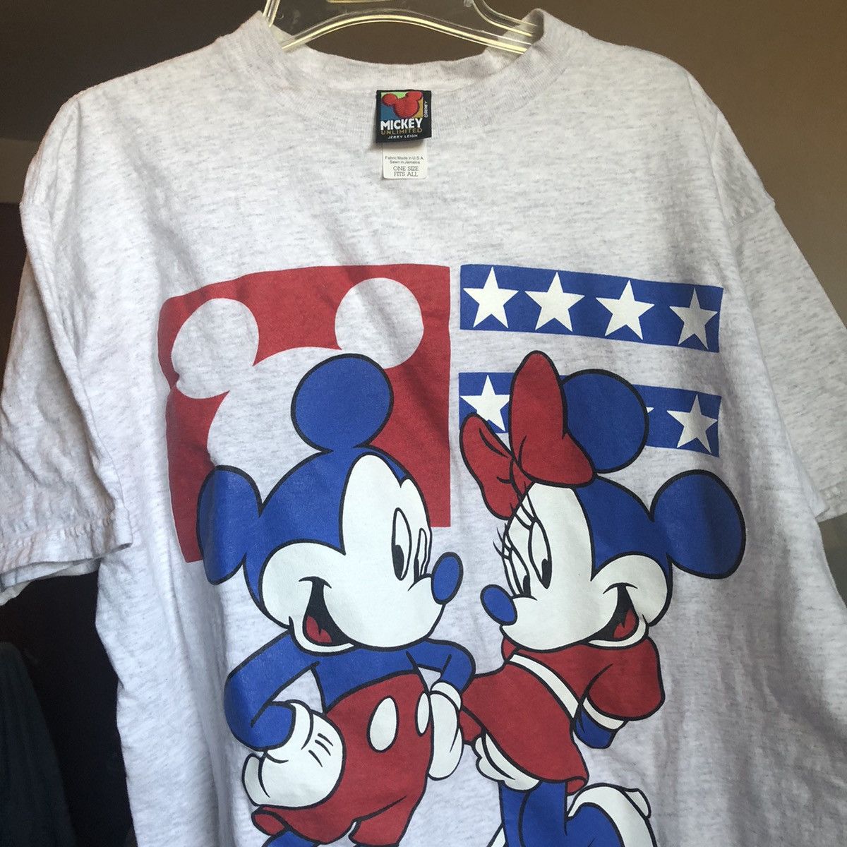 Disney Vintage 1990s Disney Jerry Leigh Mickey Unlimited Minnie Tee Size US XL / EU 56 / 4 - 1 Thumbnail