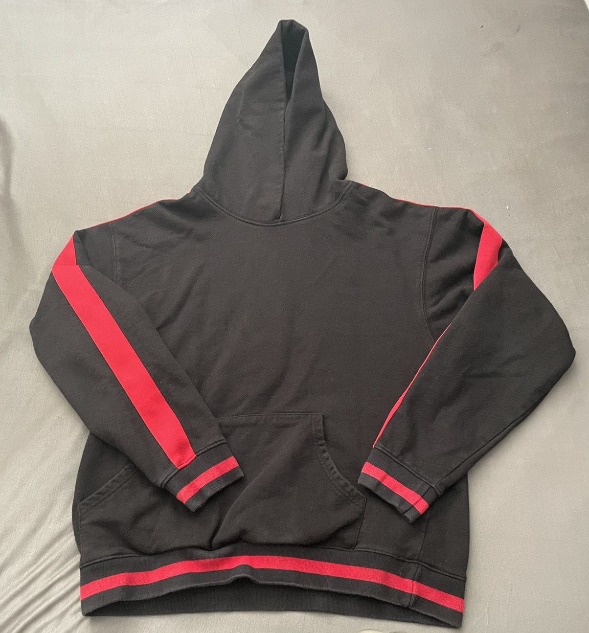 MNML Mnml Red striped hoodie Size US S / EU 44-46 / 1 - 1 Thumbnail