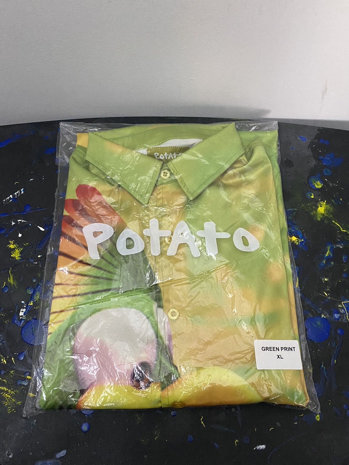Imran Potato Rare Imran Potato Cloud Button Up Shirt