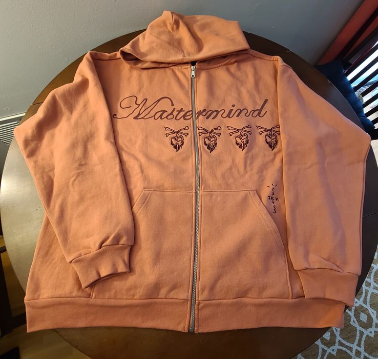 Travis Scott Cactus Jack x Mastermind Skull Zip Up Hoodie | Grailed