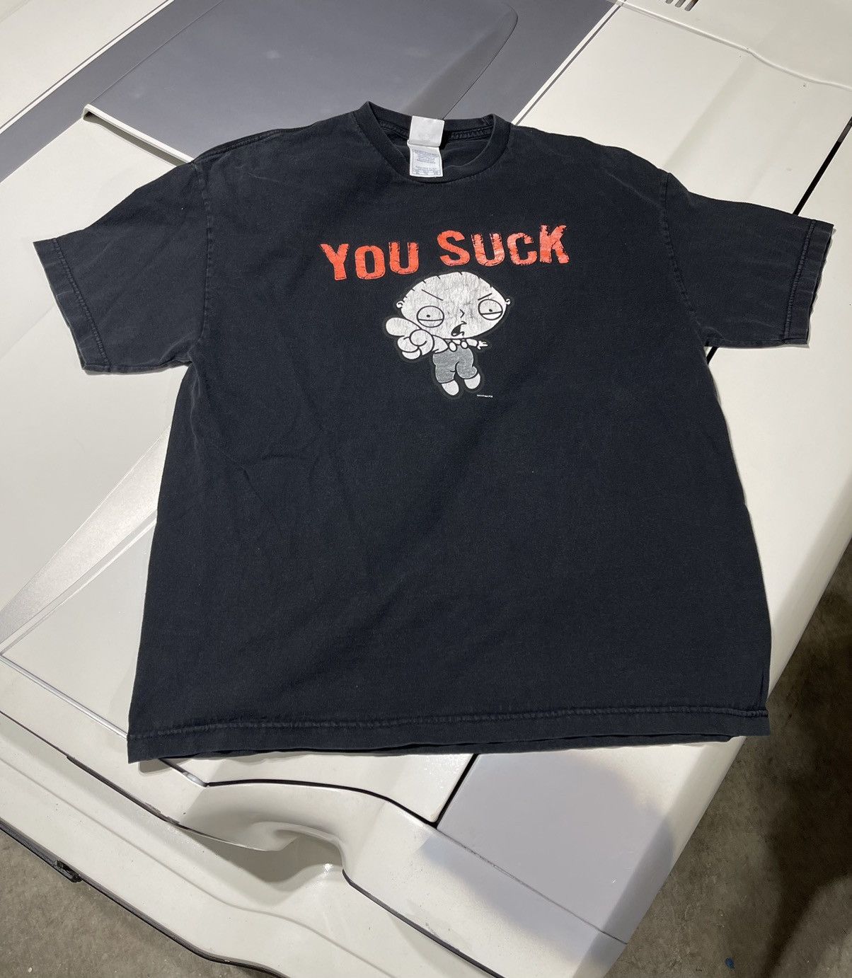 Vintage Vintage 2004 Family Guy Stewie You Suck Graphic Tee | Grailed