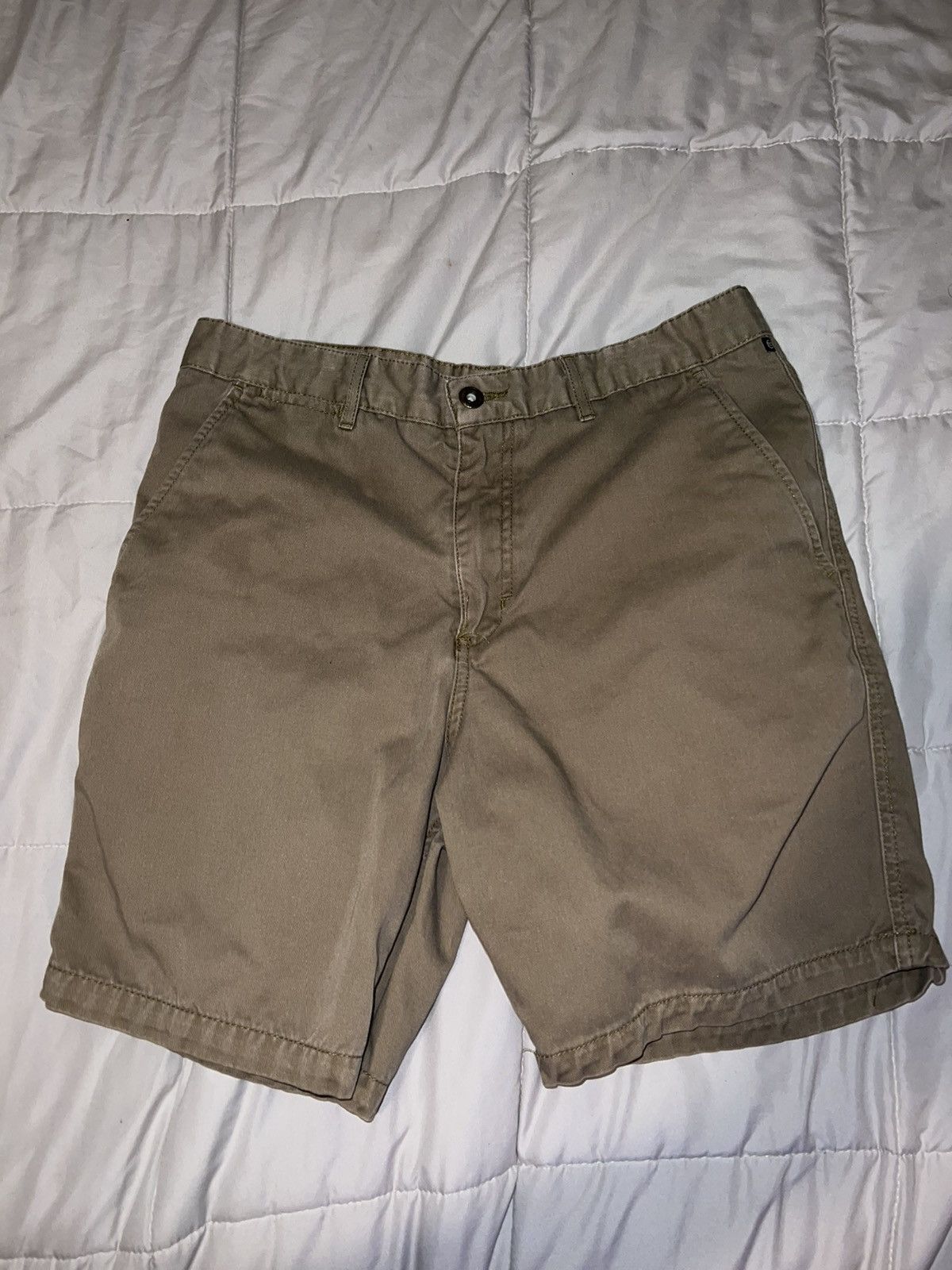 Free World FreeWorld Dark Khaki shorts | Grailed