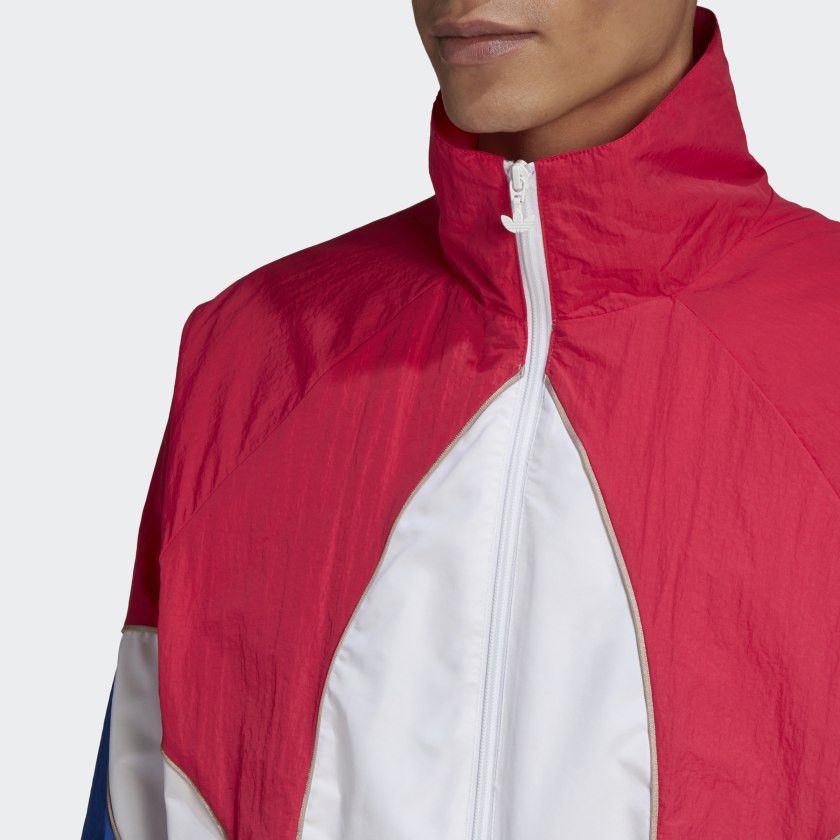 Adidas NEW Adidas Big Trefoil Colorblock Woven Track Jacket Size US M / EU 48-50 / 2 - 5 Thumbnail