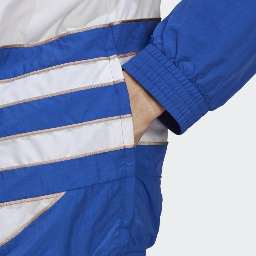 Adidas NEW Adidas Big Trefoil Colorblock Woven Track Jacket Size US M / EU 48-50 / 2 - 6 Thumbnail