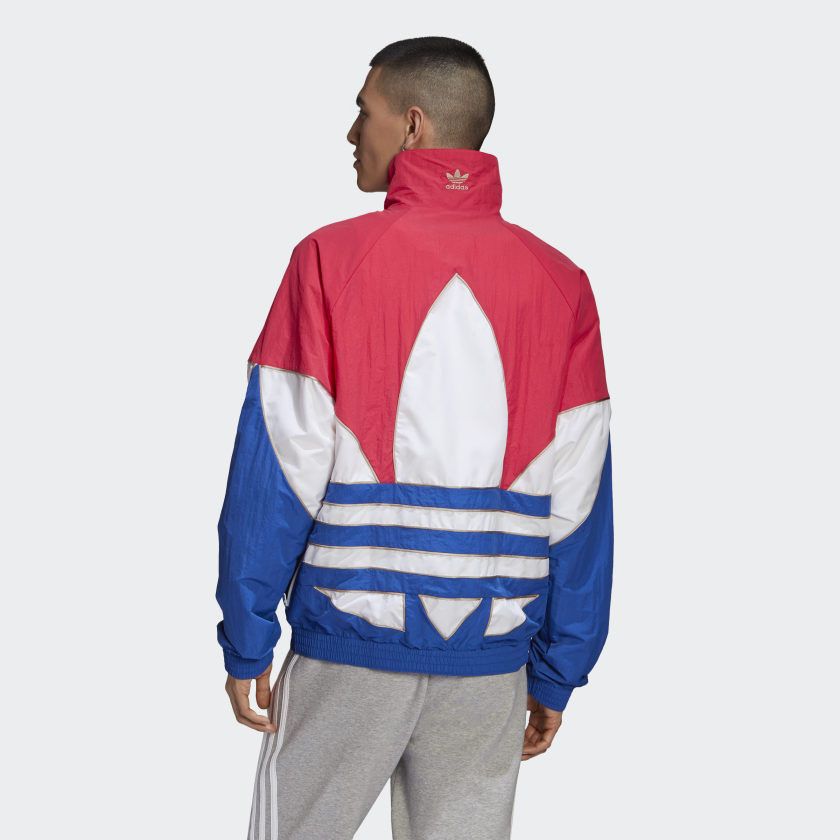 Adidas NEW Adidas Big Trefoil Colorblock Woven Track Jacket Size US M / EU 48-50 / 2 - 4 Thumbnail
