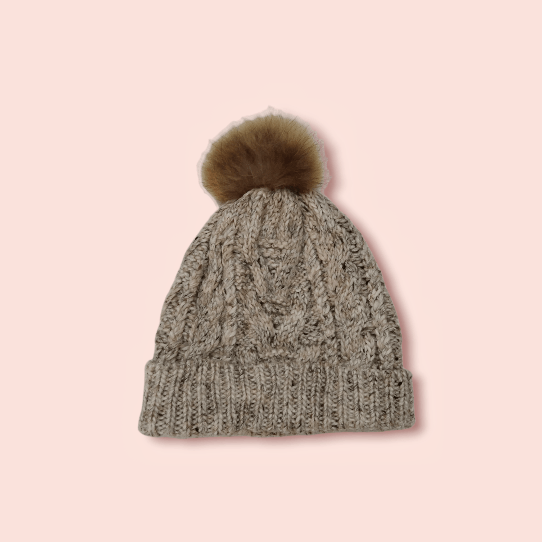 BEAUTY&YOUTH × United Arrows VINTAGE BEAUTY & YOUTH COLOURED CABLE KNITTED POM BEANIE Size ONE SIZE - 8 Thumbnail