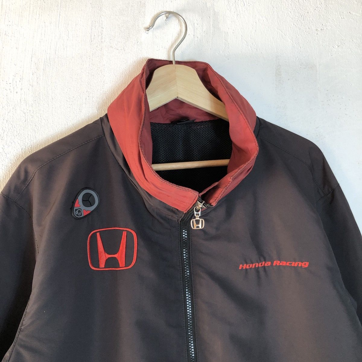 Honda Rare! Honda Racing Japan Embroidery Spellout jacket Size US L / EU 52-54 / 3 - 3 Thumbnail