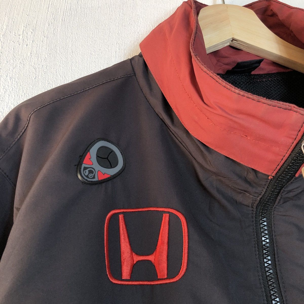 Honda Rare! Honda Racing Japan Embroidery Spellout jacket Size US L / EU 52-54 / 3 - 4 Thumbnail