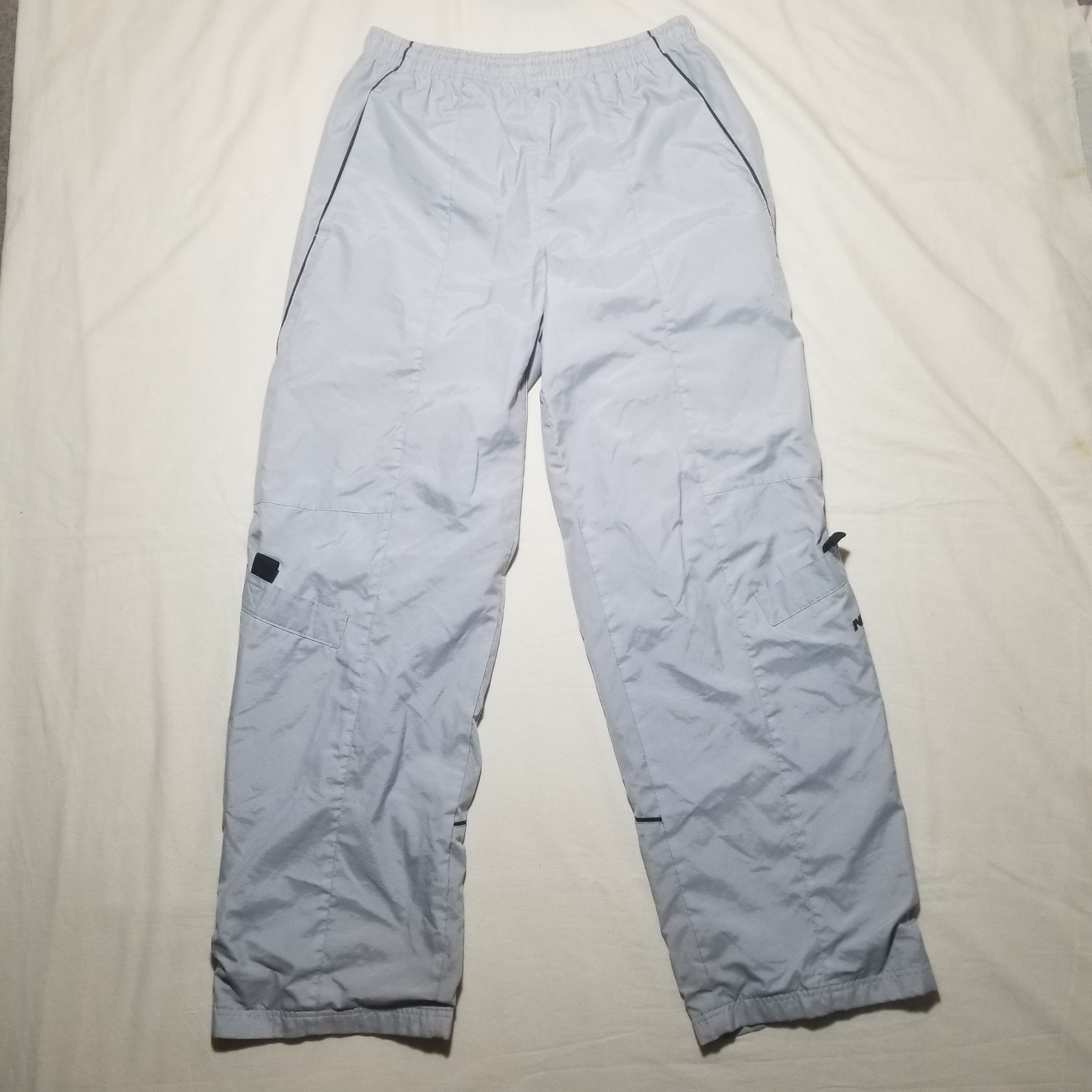 Nike Y2K Nike Cargo Track Pants Silver M Size US 31 - 2 Preview