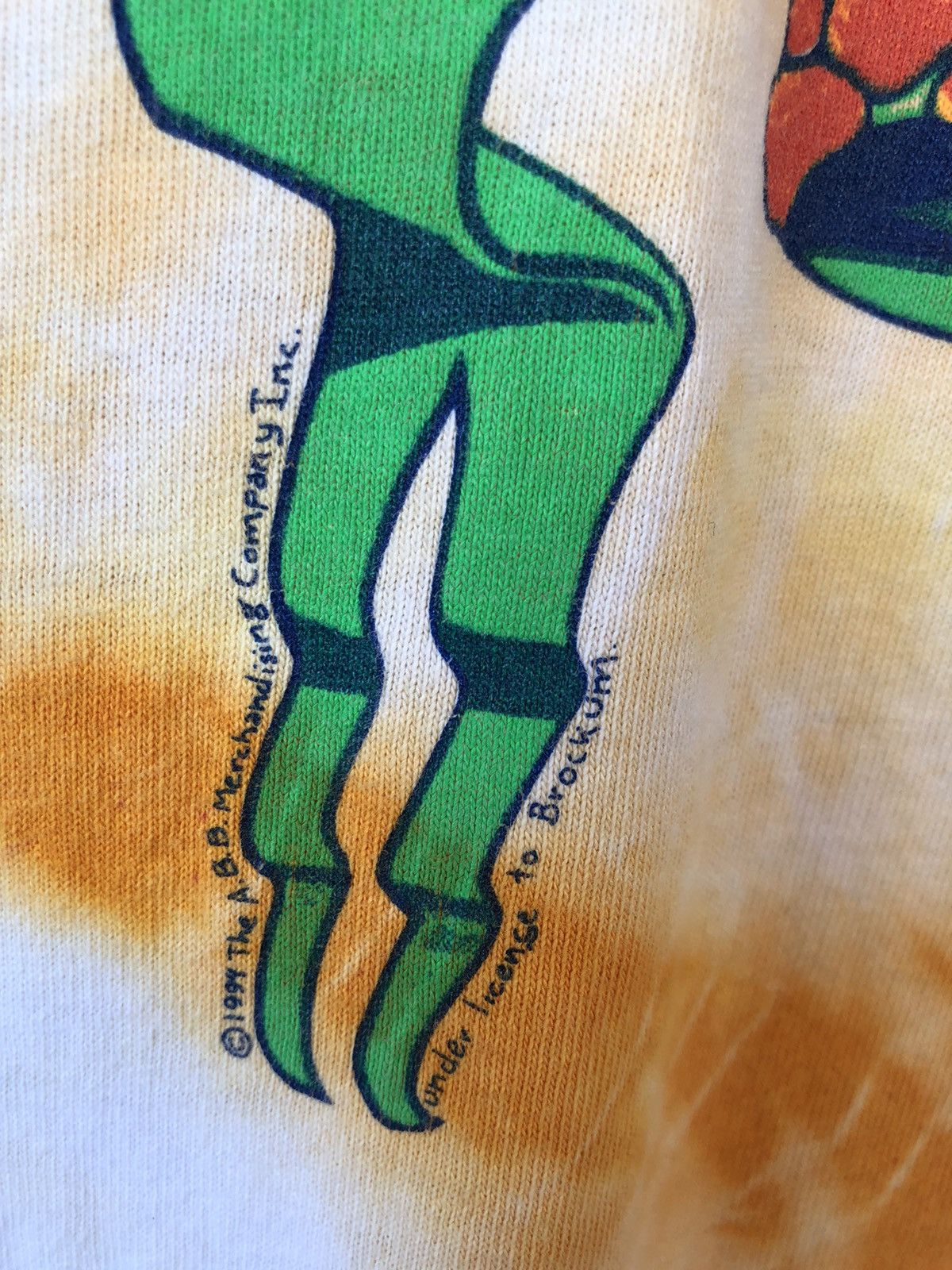 Band Tees × Vintage Vintage 90s Allman Brothers Band Tye Dye Cropped Tee Size US XL / EU 56 / 4 - 4 Thumbnail