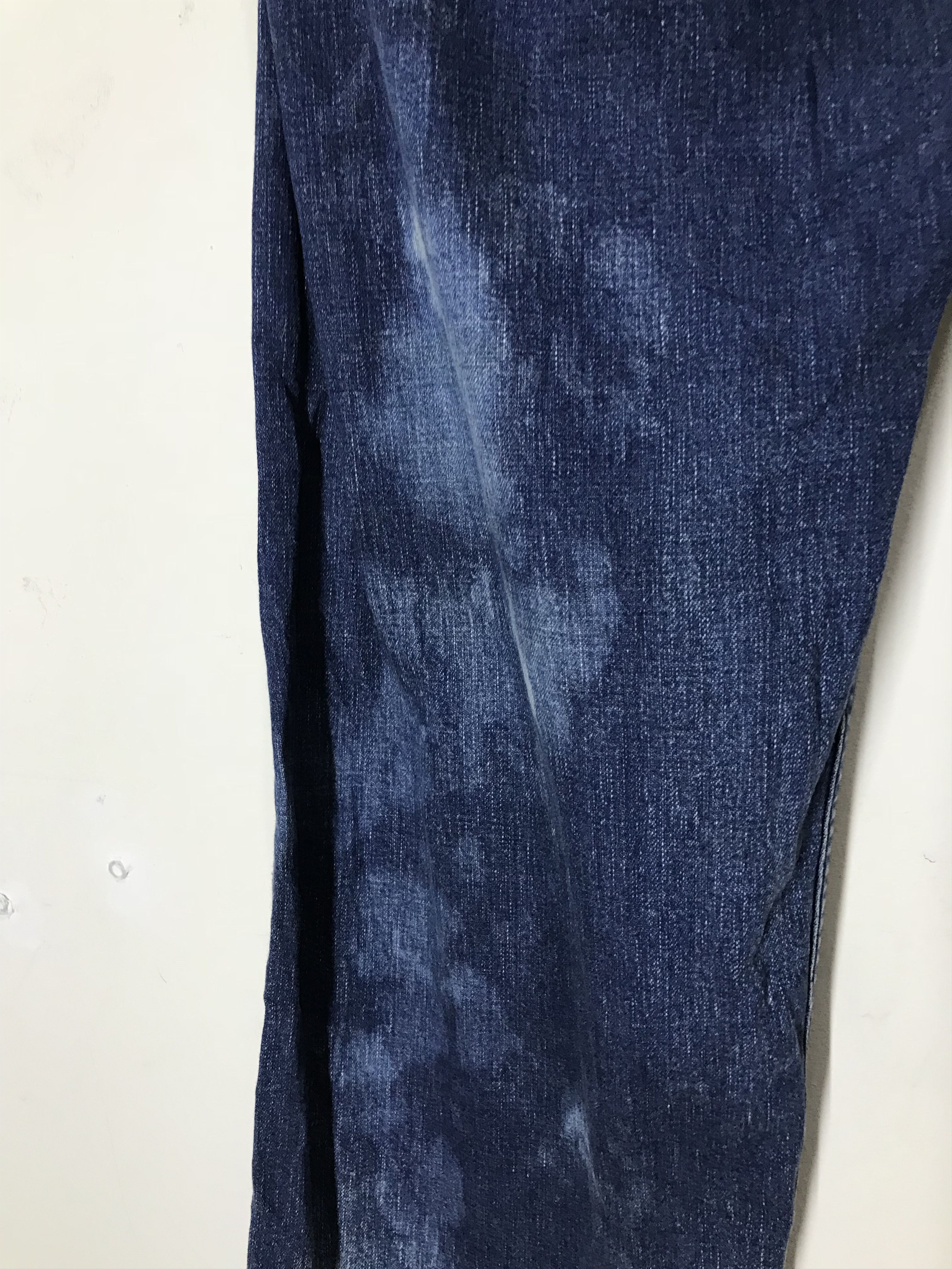 Hysteric Glamour Japanese Brand Designer PHK Patchwork Bleach Denim Pants Size US 35 - 15 Thumbnail